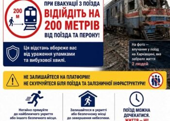 Що робити пасажирам у разі евакуації з поїзда під час атаки — правила безпеки